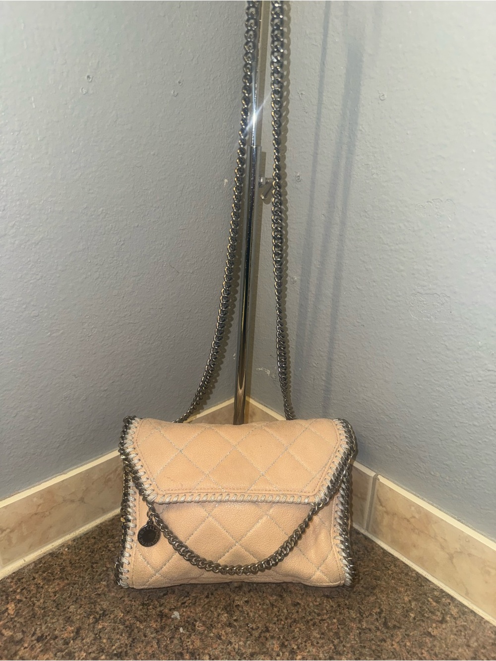 Stella McCartney Quilted Falabella Flap Bag✅AUTHENTIC